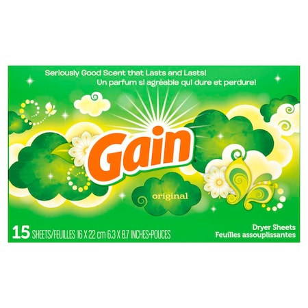 Gain Dryer Sheets Original, PK225 95861